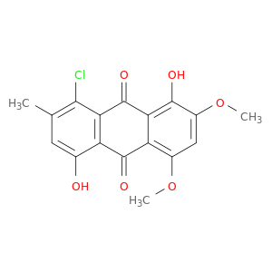 9,10-Anthracenedione, 1-chloro-4,8-dihydroxy-5,7-dimethoxy-2-methyl-