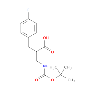 3-((tert-Butoxycarbonyl)amino)-2-(4-fluorobenzyl)propanoic acid