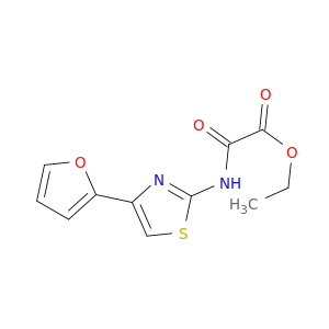 ETHYL OXO((4-(FURAN-2-YL)-THIAZOL-2-YL)AMINO)ACETATE