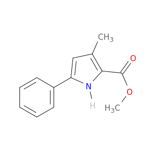 1H-Pyrrole-2-carboxylic acid, 3-methyl-5-phenyl-, methyl ester