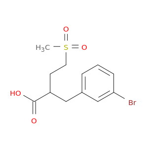 2-[(3-溴苯基)甲基]-4-甲磺酰基丁酸