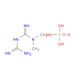 Imidodicarbonimidic diamide, N,N-dimethyl-, phosphate