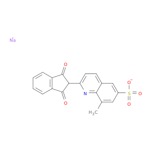 6-喹啉磺酸,2-(2,3-二氢-1,3-二氧化氧-1H-Inden-2-Y1)-8-甲基-,钠盐(1：1)