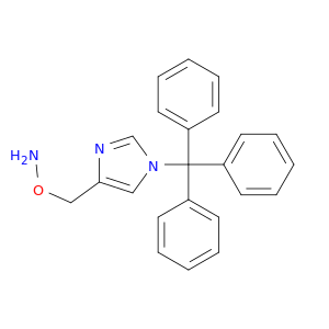 1H-Imidazole, 4-[(aminooxy)methyl]-1-(triphenylmethyl)-
