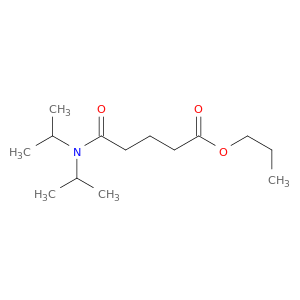 Pentanoic acid,5-[bis(1-methylethyl)amino]-5-oxo-, propyl ester