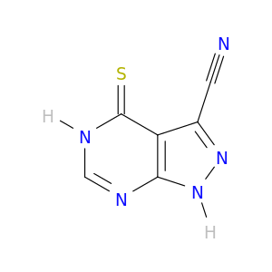 1H-Pyrazolo[3,4-d]pyrimidine-3-carbonitrile, 4,5-dihydro-4-thioxo-