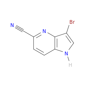 3-Bromo-1H-pyrrolo[3,2-b]pyridine-5-carbonitrile