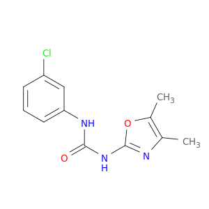 1-(3-chlorophenyl)-3-(4,5-dimethyl-1,3-oxazol-2-yl)urea