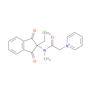 1-((N-(1,3-DIOXO-2-ETHYL-2-INDANYL)-N-METHYLCARBAMOYL)METHYL)PYRIDINIUM CHLORIDE