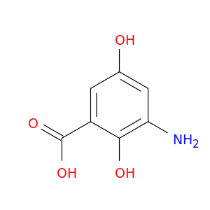 3-氨基-2,5-二羟基苯甲酸