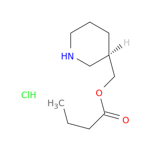 Butanoic acid, (3R)-3-piperidinylmethyl ester, hydrochloride