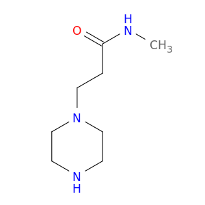 1-Piperazinepropanamide,N-methyl-