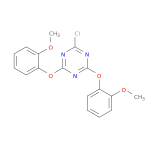 1,3,5-Triazine, 2-chloro-4,6-bis(2-methoxyphenoxy)-