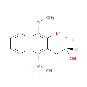 2-Naphthaleneethanol,3-bromo-1,4-dimethoxy-a-methyl-, (aS)-