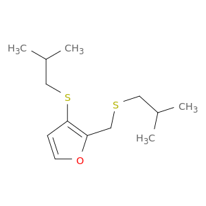 Furan, 3-[(2-methylpropyl)thio]-2-[[(2-methylpropyl)thio]methyl]-