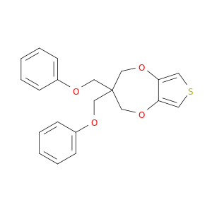 2H-Thieno[3,4-b][1,4]dioxepin, 3,4-dihydro-3,3-bis(phenoxymethyl)-