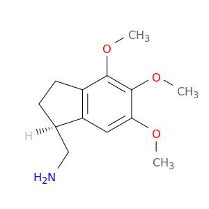 1H-Indene-1-methanamine, 2,3-dihydro-4,5,6-trimethoxy-, (1S)-