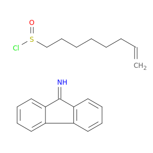 7-Octene-1-sulfinyl chloride, compd. with 9H-fluoren-9-imine (1:1)