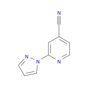 2-(1H-Pyrazol-1-yl)isonicotinonitrile