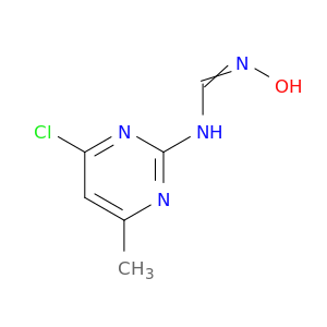 Methanimidamide, N-(4-chloro-6-methyl-2-pyrimidinyl)-N'-hydroxy-