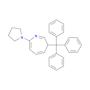 3H-Azepine, 7-(1-pyrrolidinyl)-3-(triphenylmethyl)-