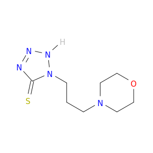 5H-Tetrazole-5-thione, 1,2-dihydro-1-[3-(4-morpholinyl)propyl]-