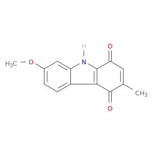 1H-Carbazole-1,4(9H)-dione, 7-methoxy-3-methyl-