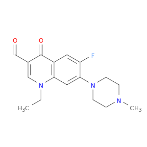 3-Quinolinecarboxaldehyde,1-ethyl-6-fluoro-1,4-dihydro-7-(4-methyl-1-piperazinyl)-4-oxo-