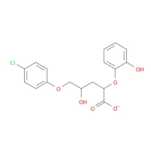 3-(4-chlorophenoxy)-2-hydroxypropyl(2-hydroxyphenoxy)acetate