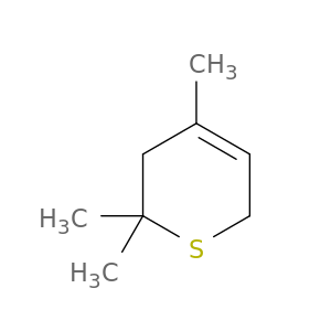 2H-Thiopyran, 3,6-dihydro-2,2,4-trimethyl-