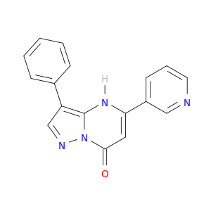 Pyrazolo[1,5-a]pyrimidin-7(4H)-one, 3-phenyl-5-(3-pyridinyl)-