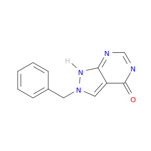 4H-Pyrazolo[3,4-d]pyrimidin-4-one, 1,2-dihydro-2-(phenylmethyl)-