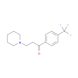 3-(piperidin-1-yl)-1-[4-(trifluoromethyl)phenyl]propan-1-one