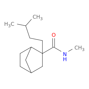 Bicyclo[2.2.1]heptane-2-carboxamide, N-methyl-2-(3-methylbutyl)-