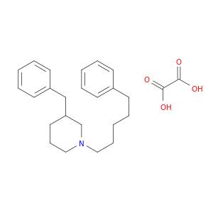 Piperidine, 3-(phenylmethyl)-1-(5-phenylpentyl)-, ethanedioate (1:1)