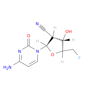 Cytidine, 2'-cyano-2',5'-dideoxy-5'-fluoro-