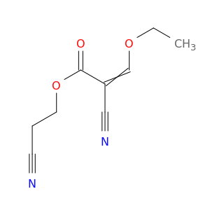 2-Propenoic acid, 2-cyano-3-ethoxy-, 2-cyanoethyl ester