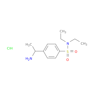 4-(1-Aminoethyl)-N,N-diethylbenzene-1-sulfonamide Hydrochloride