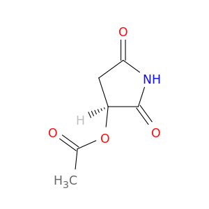 2,5-Pyrrolidinedione, 3-(acetyloxy)-, (3S)-