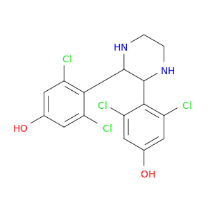 Phenol, 4,4'-(2,3-piperazinediyl)bis[3,5-dichloro-