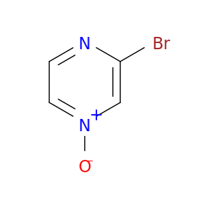 Pyrazine, bromo-, 4-oxide