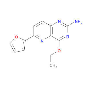 Pyrido[3,2-d]pyrimidin-2-amine, 4-ethoxy-6-(2-furanyl)-
