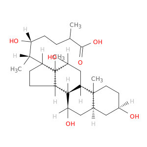 Cholestan-26-oic acid,3,7,12,22-tetrahydroxy-, (3a,5b,7a,12a,22R)- (9CI)