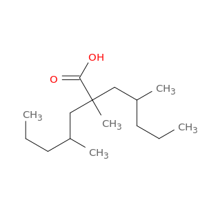 Heptanoic acid, 2,4-dimethyl-2-(2-methylpentyl)-