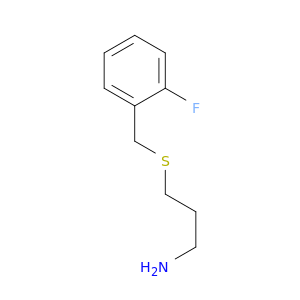 3-((2-Fluorobenzyl)thio)propan-1-amine