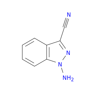 1H-Indazole-3-carbonitrile, 1-amino-