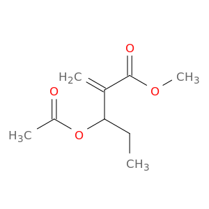 Pentanoic acid, 3-(acetyloxy)-2-methylene-, methyl ester