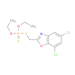 Phosphorodithioic acid,S-[(5,7-dichloro-2-benzoxazolyl)methyl] O,O-diethyl ester