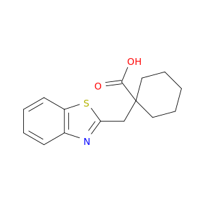 1-(2-苯并噻唑基甲基)环己烷基羧酸