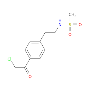 N-{2-[4-(2-Chloroacetyl)phenyl]ethyl}methanesulfonamide